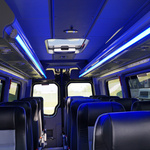 Interior light in minibus