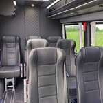 Seats in a minibus